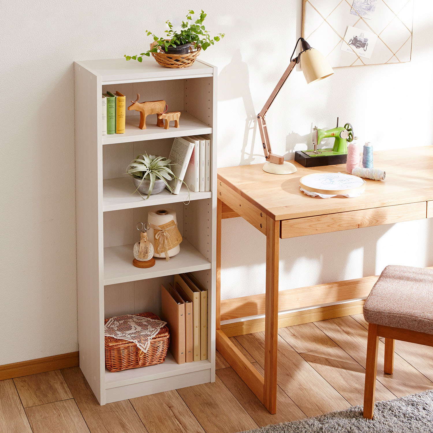 【ベルメゾン】【幅1cmピッチ・高さサイズオーダー】シンプルラック