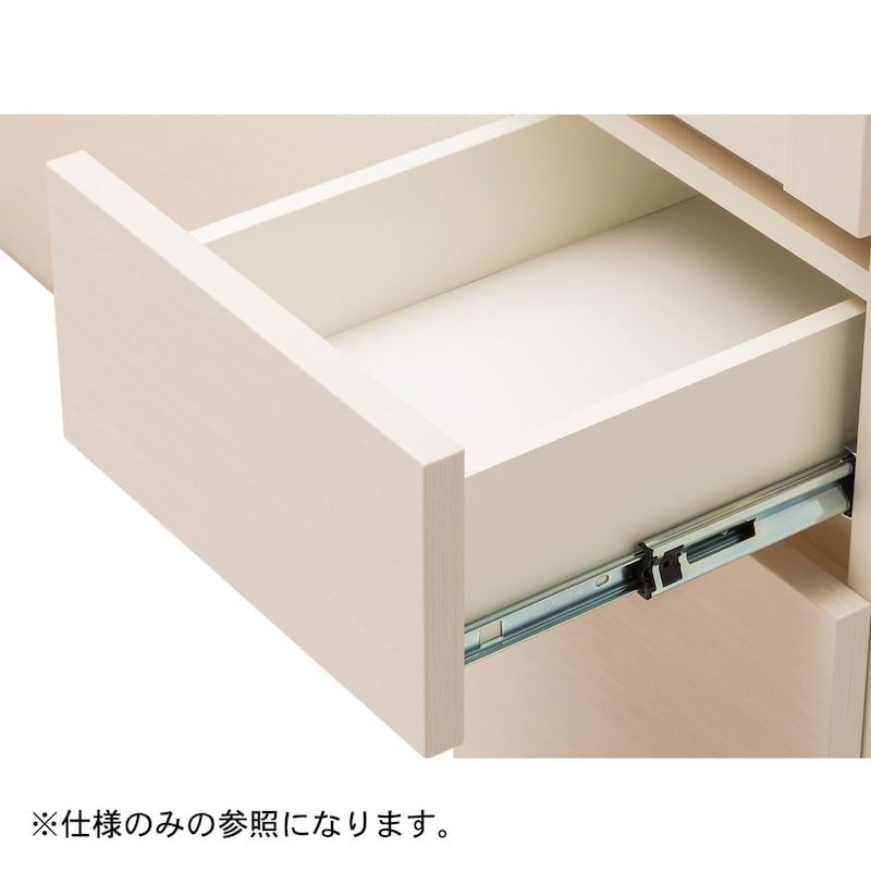 引出しはフルスライドレール付き／キャビネット、チェスト