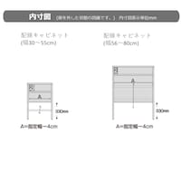 配線キャビネット(幅1cmピッチサイズオーダー)