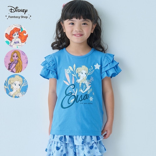 【新柄登場】 名札ココ肩３段フリルＴシャツ（選べるキャラクター）