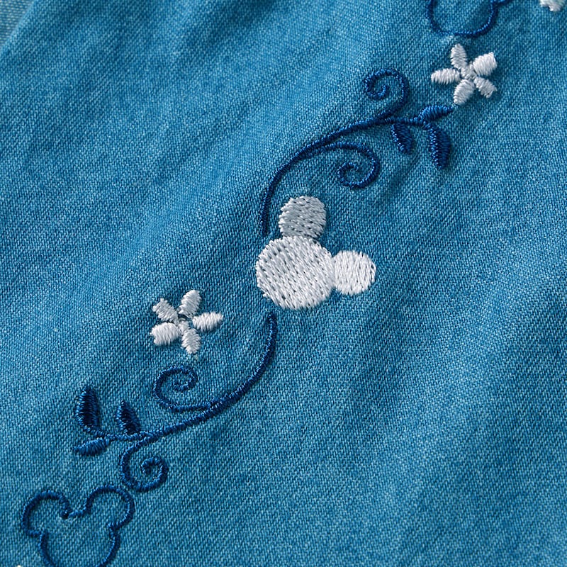 ミッキーモチーフ刺繍