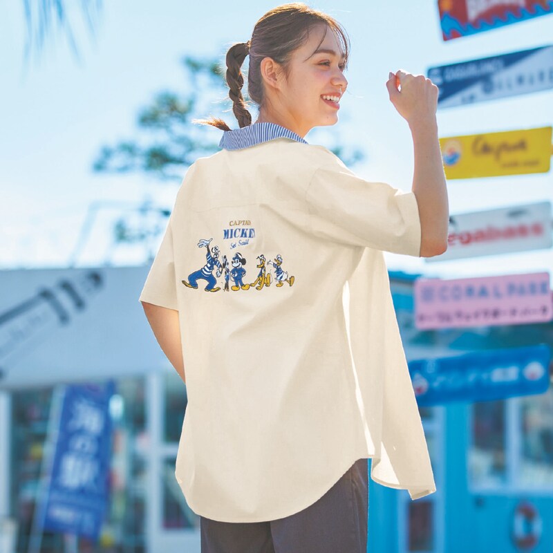 刺繍シャツ「ミッキー＆フレンズ」(ディズニー/Disney)｜通販の 