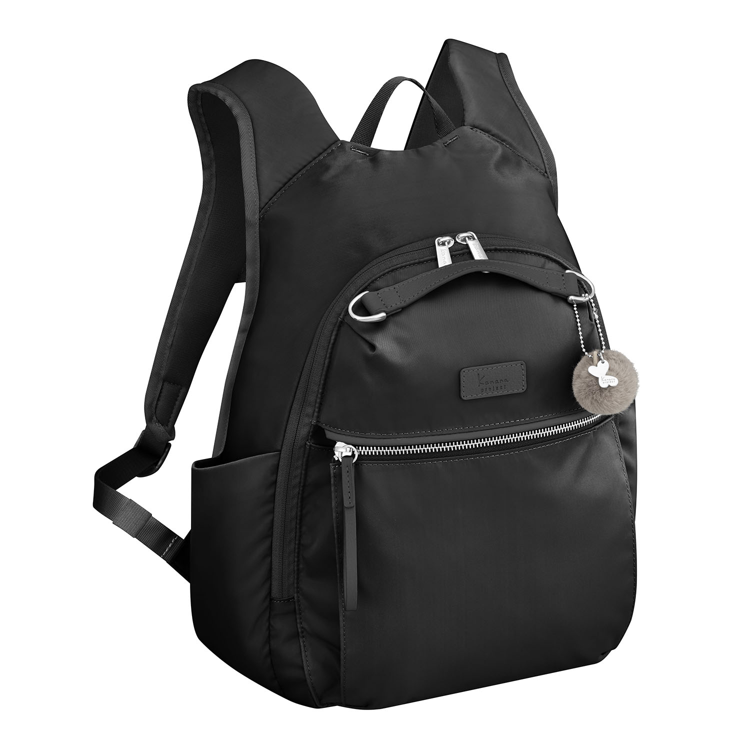 【カナナプロジェクト/Kanana project】マチ幅が拡がるリサイクルナイロンリュック【多収納】