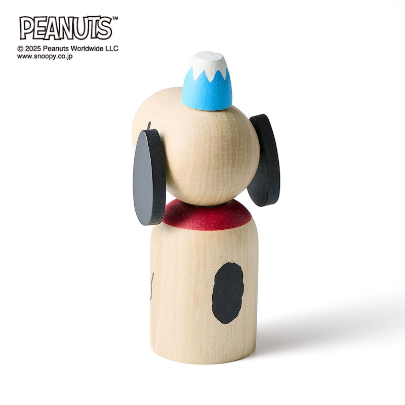 富士山　後ろ姿も手描きで繊細に表現