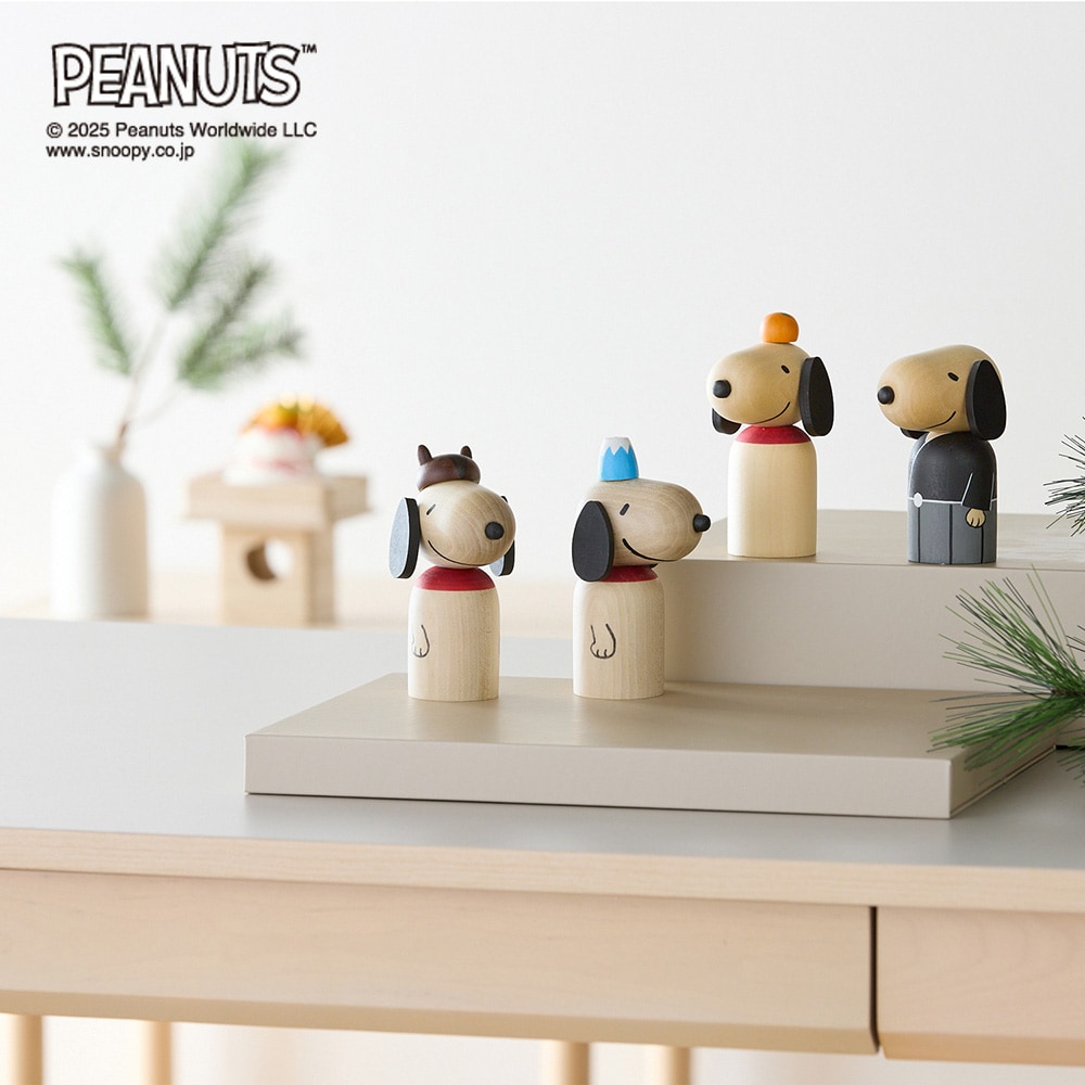 東北の職人と作ったこけし「スヌーピー」(ピーナッツ/PEANUTS)｜通販の