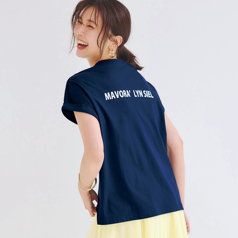 【スタイルノート/StyleNote】【新色追加】 汗ジミが目立ちにくいロゴプリントカットソー