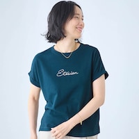 ダークグリーン（チェーン刺繍）