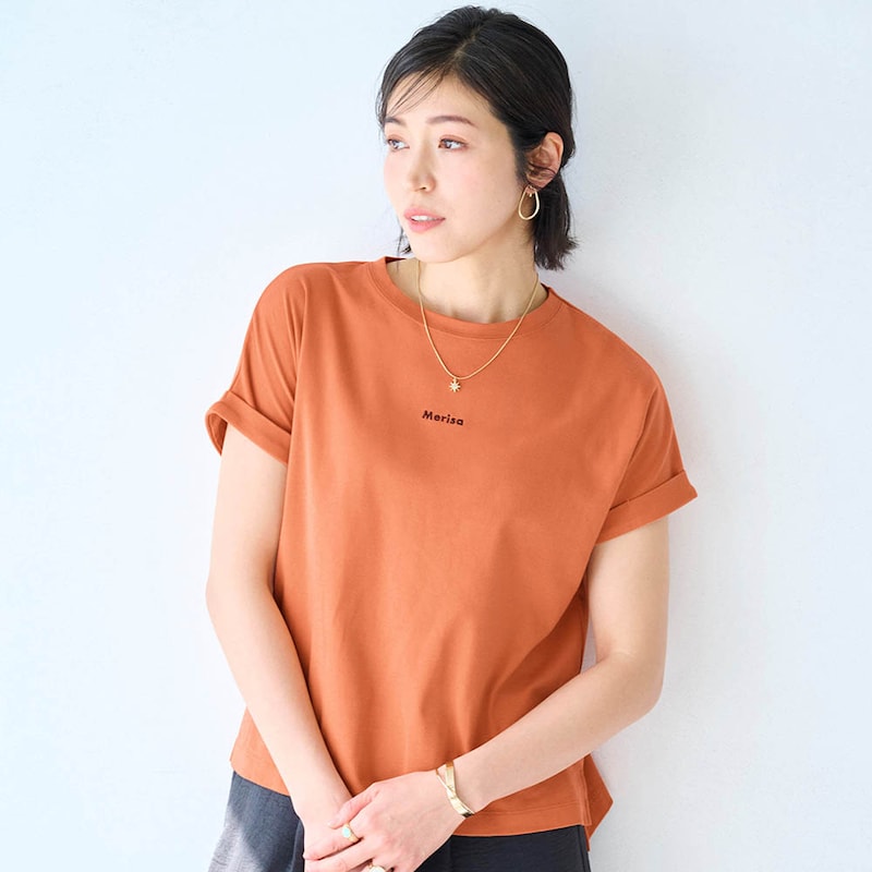 キャメルオレンジ（プチロゴ刺繍）