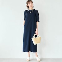 モデル身長170cm／M・身丈118cm　※写真は撮影用のため、身丈+9cmになります。