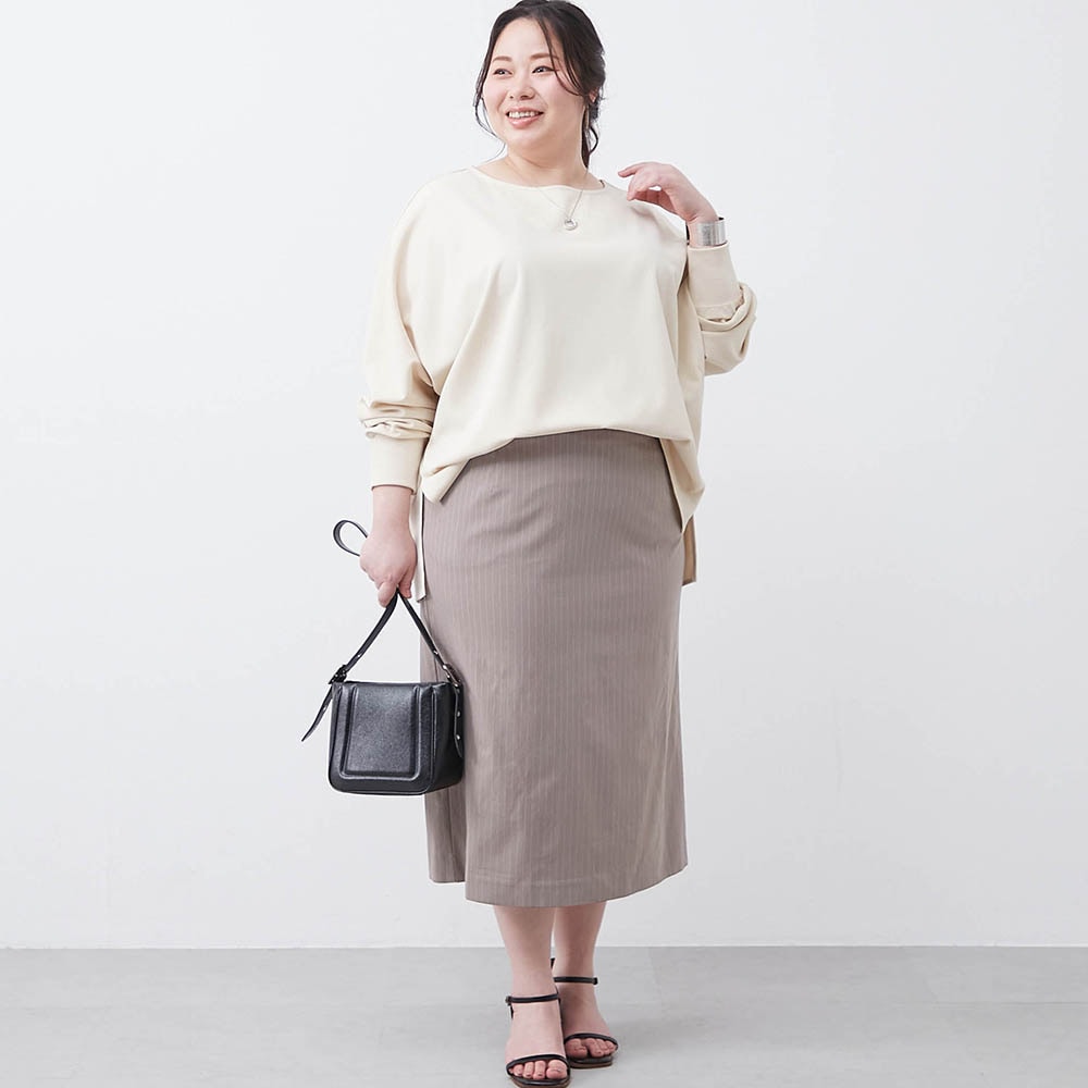 モデル身長158cm／3L・総丈75cm
