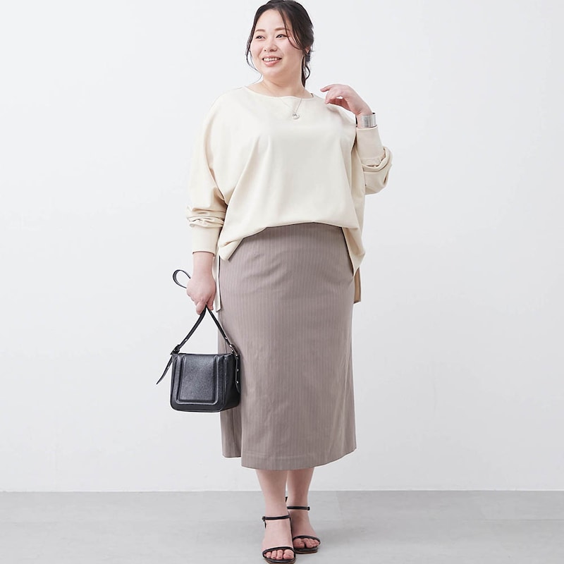 モデル身長158cm／3L・総丈75cm