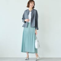 モデル身長169cm／M　※写真は撮影用のため、総丈+6cmになります。