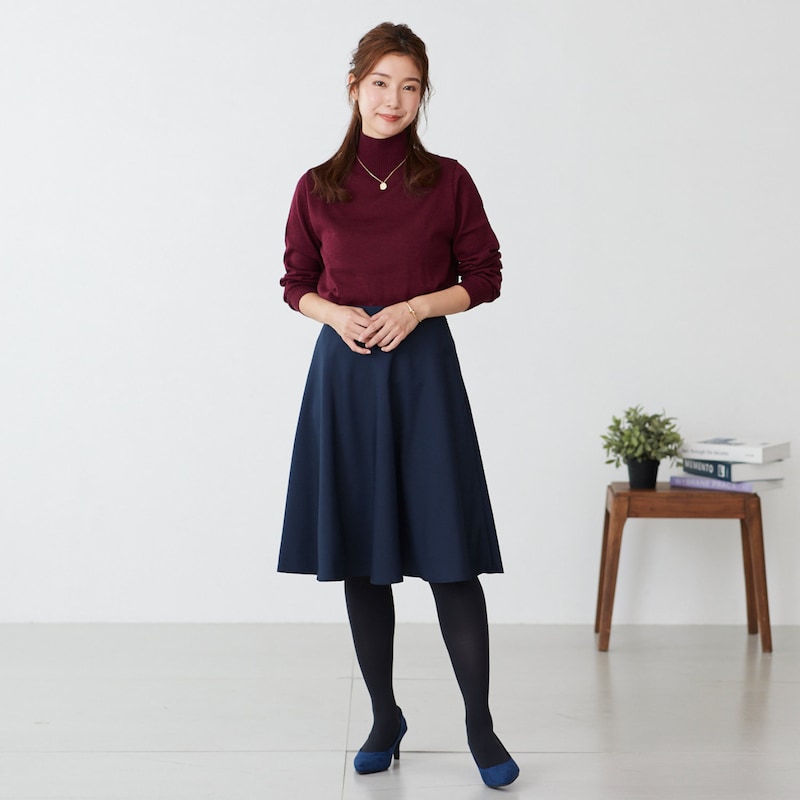 モデルの身長は、160cm、着用Mサイズ