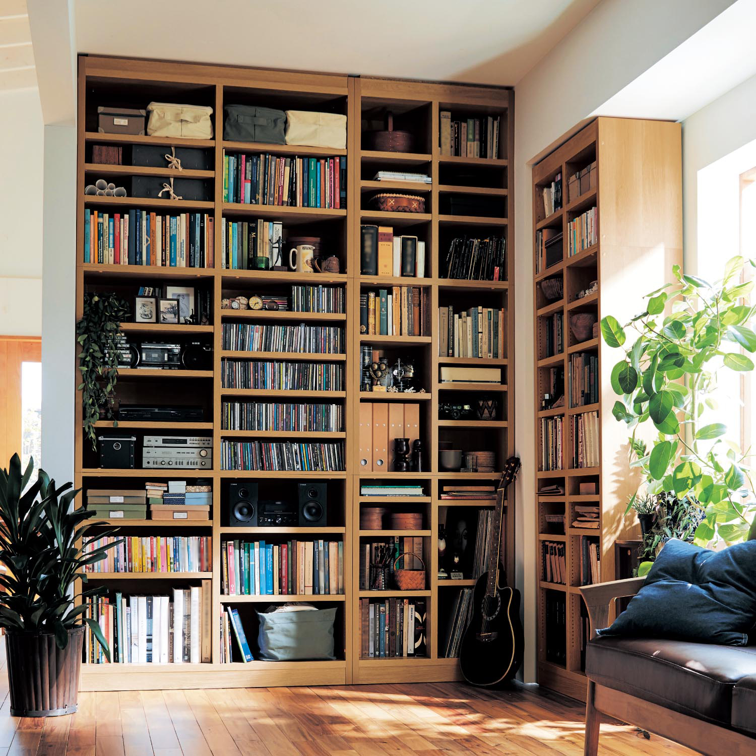 【ベルメゾン】【幅・高さ1cmピッチサイズオーダー】壁面オープンラック[日本製]