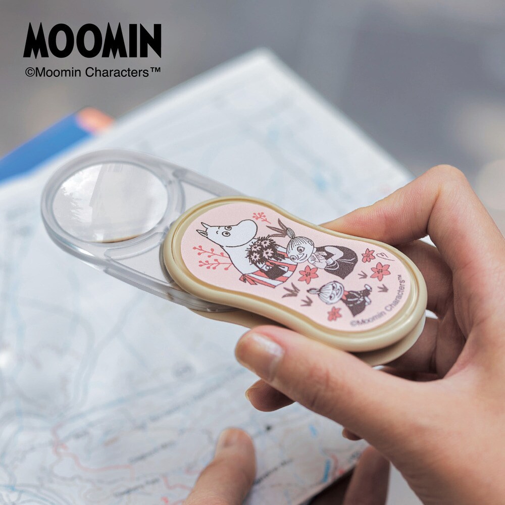 【ムーミン/MOOMIN】LEDライトが付くポケットルーペ「ムーミン」