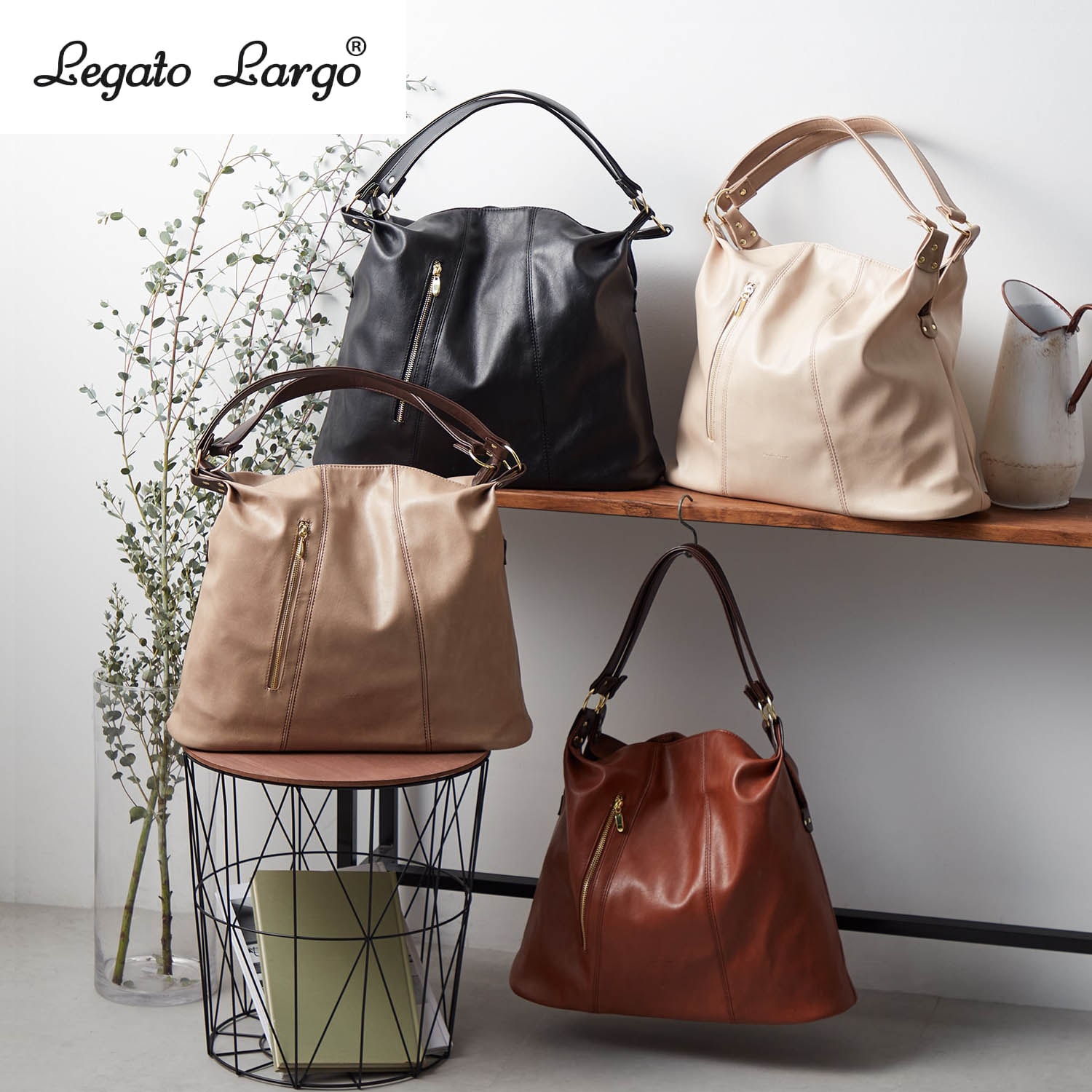 【レガート ラルゴ/Legato Largo】【5月7日までお得】 ダブルハンドルワンショルダーバッグ【A4対応】