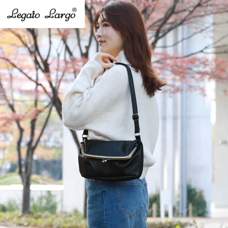 パカッとがま口ショルダーバッグ(レガート ラルゴ/Legato Largo)｜通販 