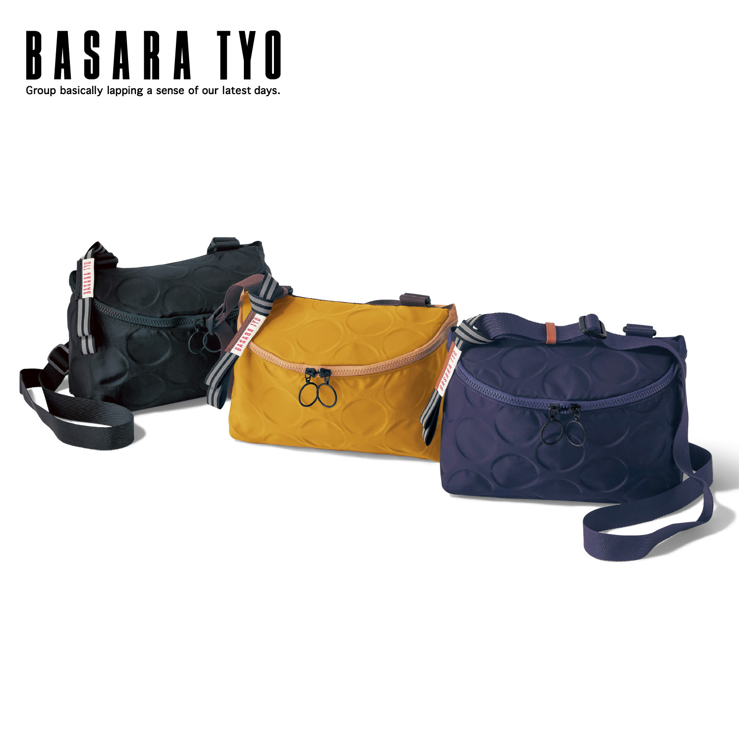 【バサラ/BASARA TYO】サークルエンボス柄ショルダーバッグ