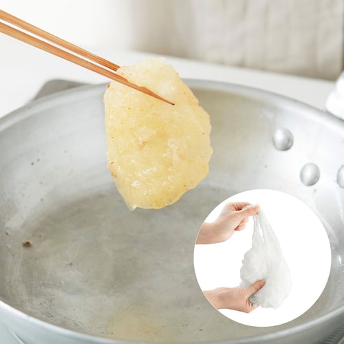 ちぎって使う油処理ファイバー