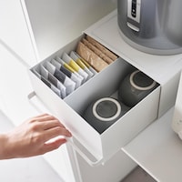茶碗や湯のみも収納可能／ホワイト
