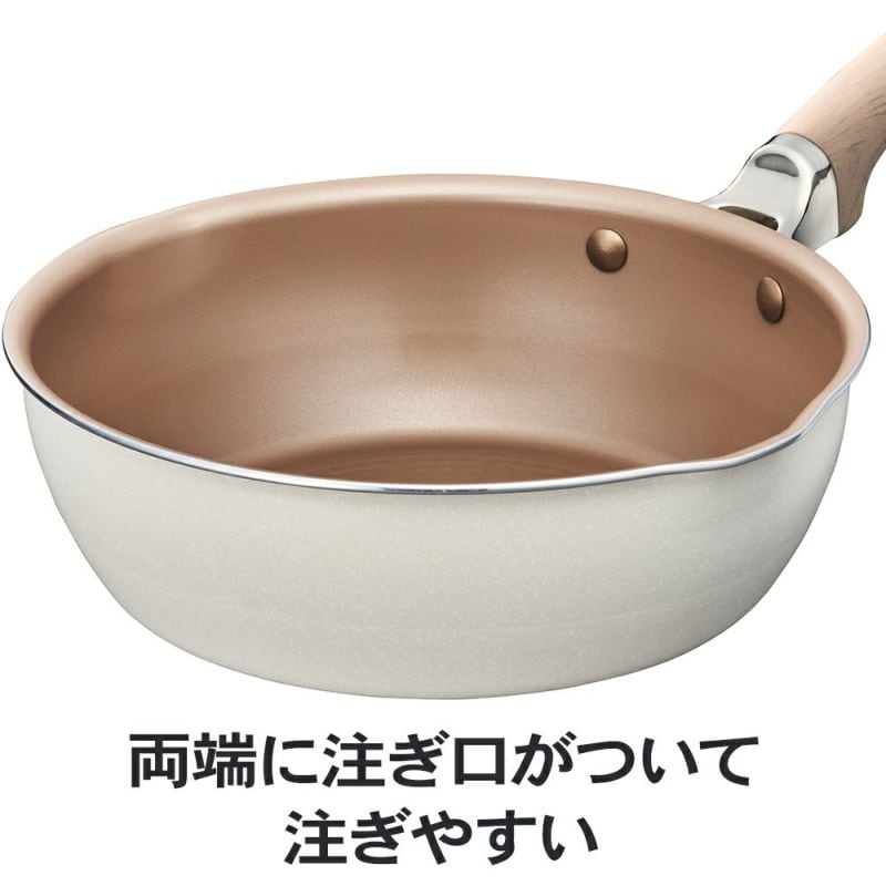 マルチパンは両側に注ぎ口