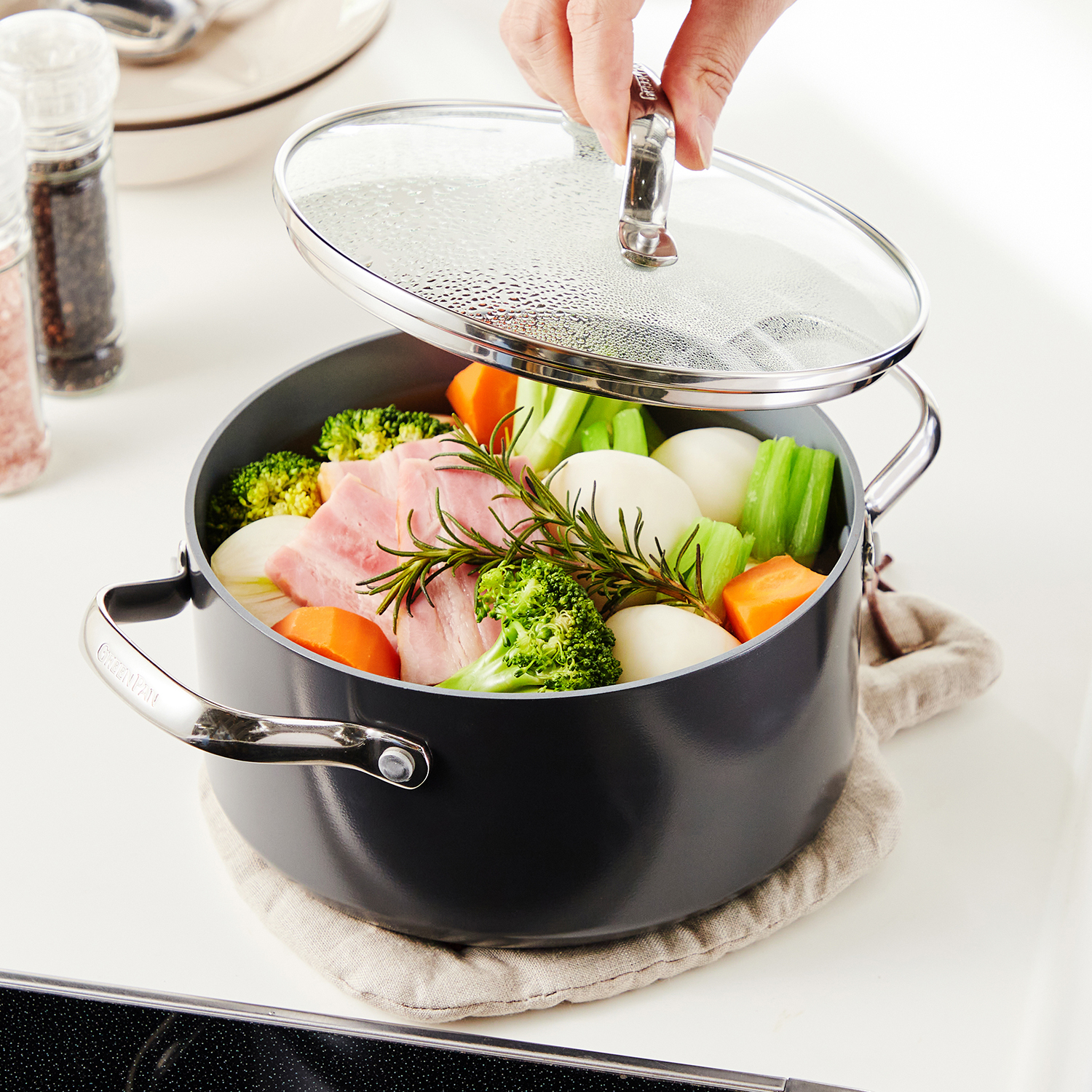 【グリーンパン/GREENPAN】【食洗機使用可】セラミックコーティングの鍋「ヴェニスプロ」 【IH/ガス火対応】 【グリーンパン/GREENPAN】【食洗機使用可】セラミックコーティングの鍋「ヴェニスプロ」 【IH/ガス火対応】