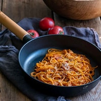 パスタを茹でた後炒めたり和えたりするのもこれ1つで完了。