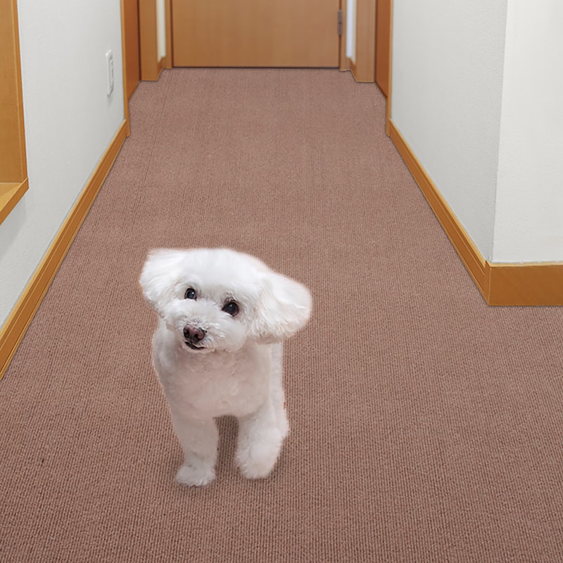 ペットが走り回ってもずれにくい