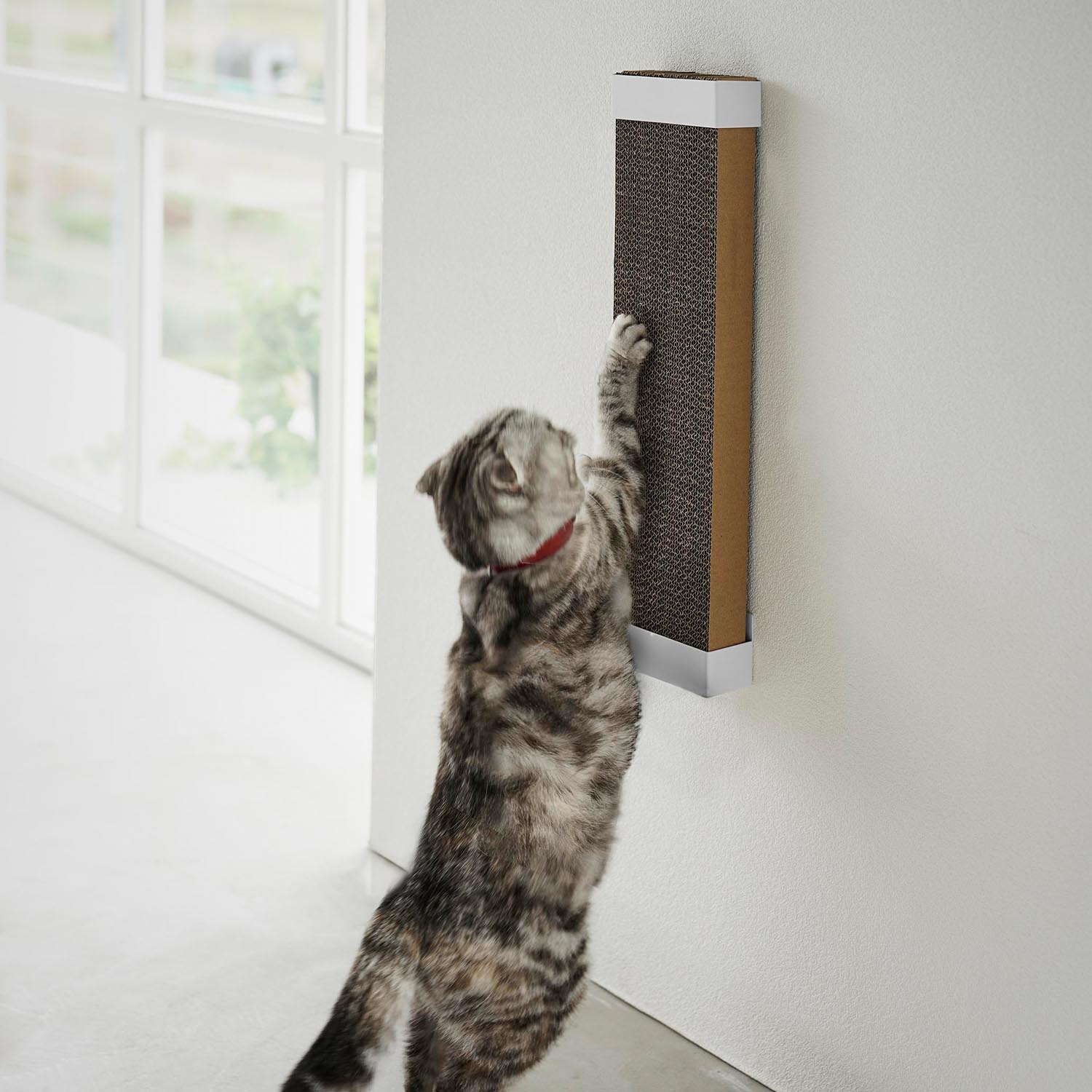 石こうボード壁対応ウォール猫用爪とぎホルダー(タワー/tower) 石こうボード壁対応ウォール猫用爪とぎホルダー(タワー/tower)