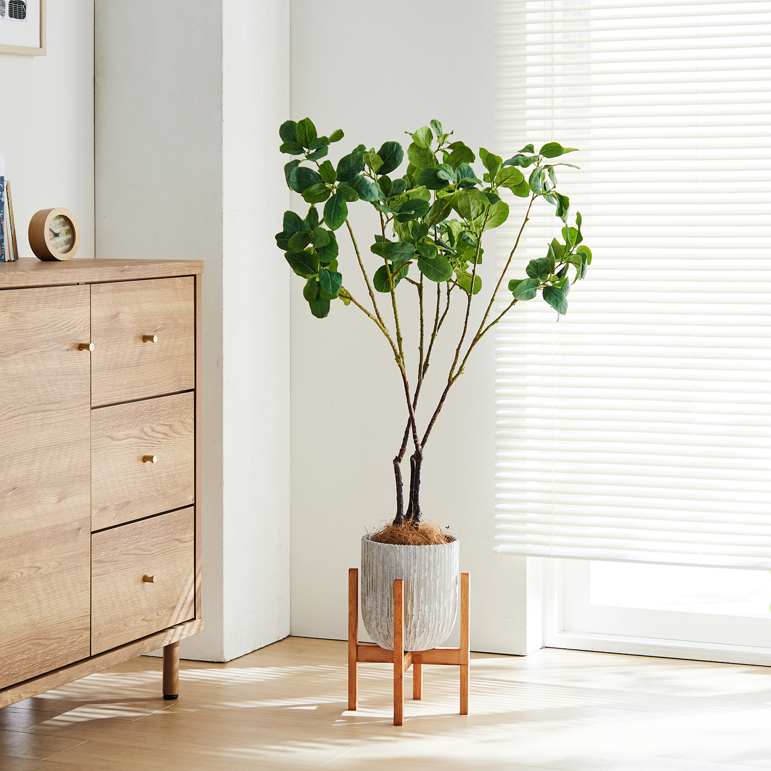 【ベルメゾン】鉢入りフェイクグリーン「マグノリア」