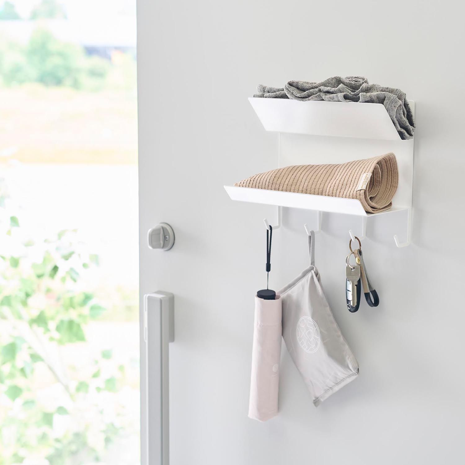 【タワー/tower】フック付きマグネット手袋ホルダー