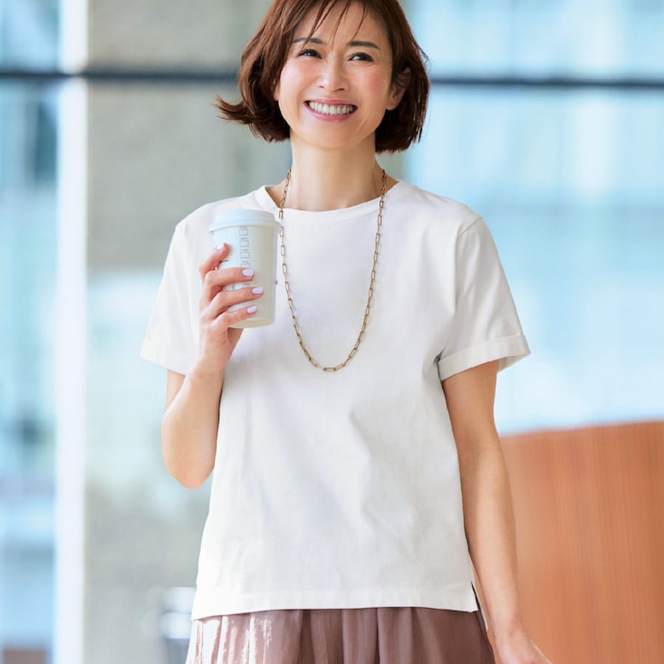 大人女性のために仕立てた理想の白Tシャツ［日本製］