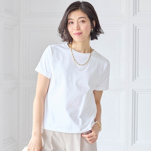 大人女性のために仕立てた理想の白Tシャツ［日本製］