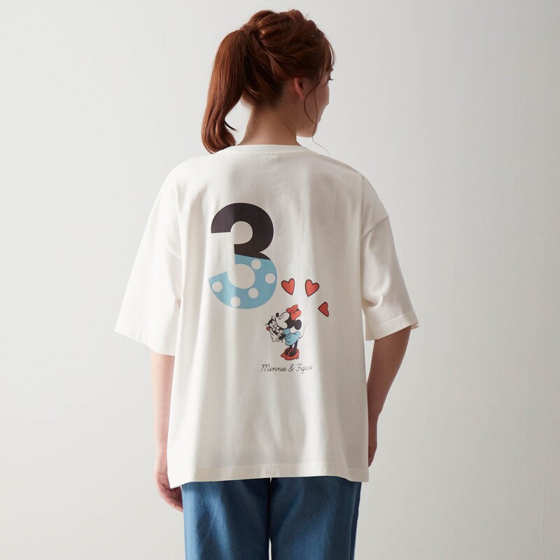 ユニセックスナンバーTシャツ（選べるキャラクター）(ディズニー  