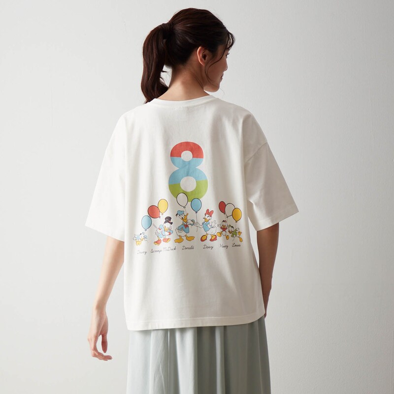 ユニセックスナンバーTシャツ（選べるキャラクター）(ディズニー  