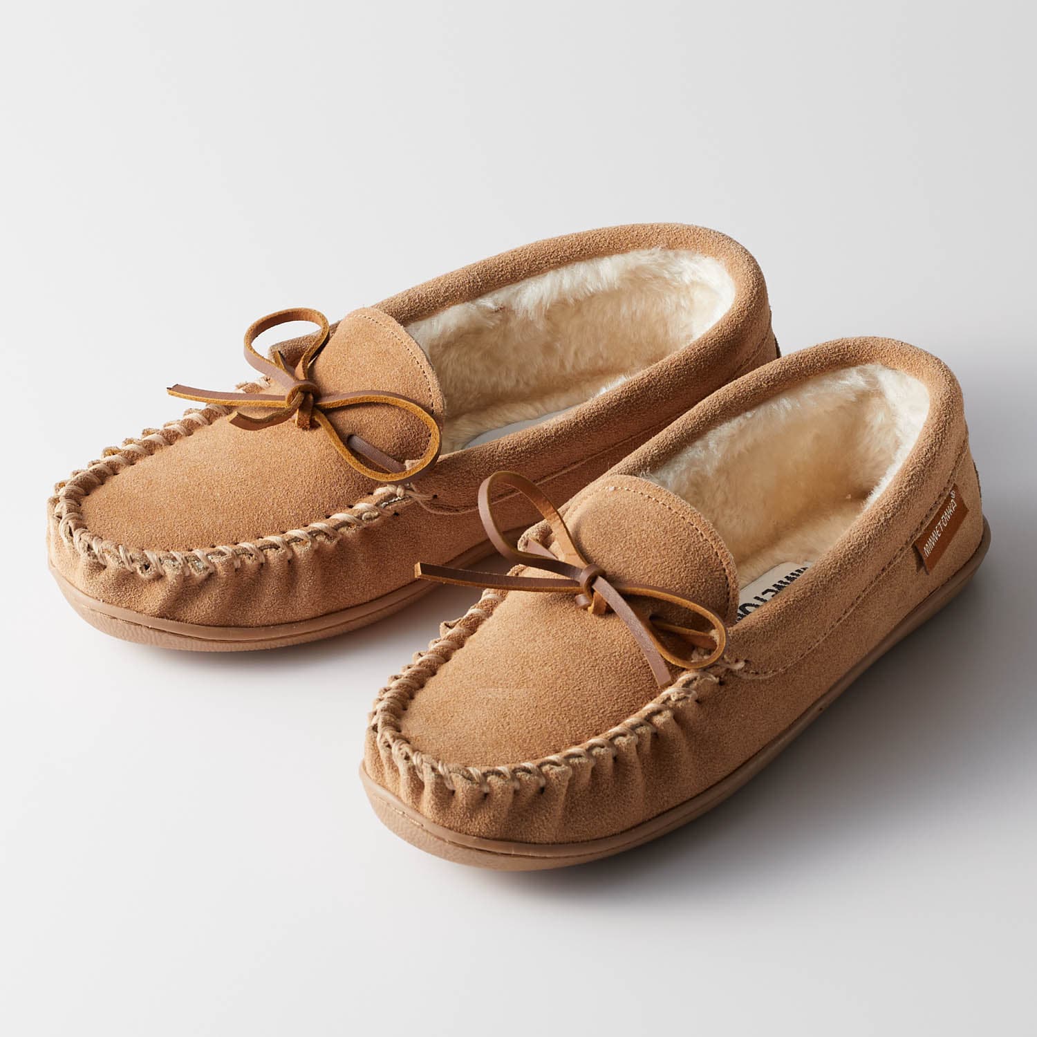 本革裏ボアモカシンシューズ(ミネトンカ/MINNETONKA)｜通販の