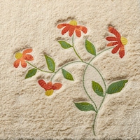刺繍アップ/ベージュ