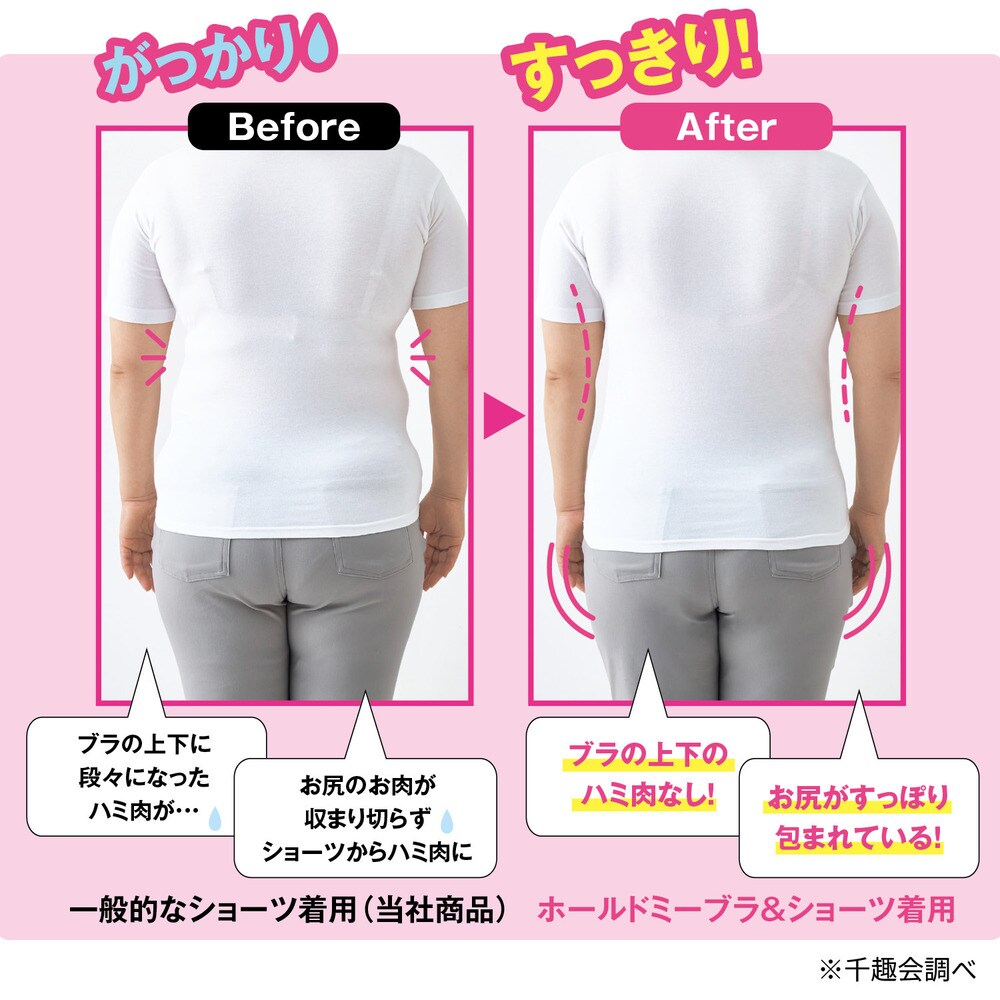 定期お届け】[D75／L] ラクな着け心地で美シルエット ホールドミー