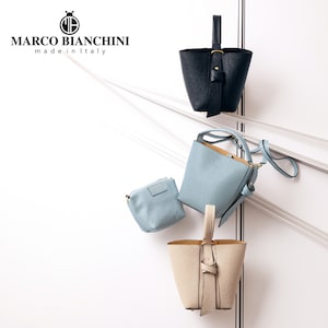 【マルコビアンキーニ/MARCO BIANCHINI】本革手提げバッグ[イタリア製](2WAY)