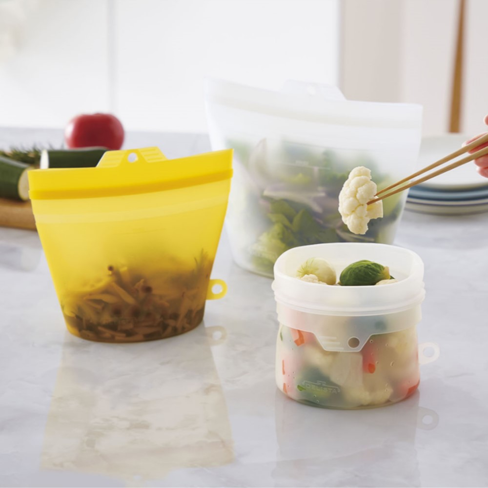 【ベルメゾン】大きくひらくシリコーンクックバッグ 【電子レンジ加熱・冷凍可能】 【ベルメゾン】大きくひらくシリコーンクックバッグ 【電子レンジ加熱・冷凍可能】