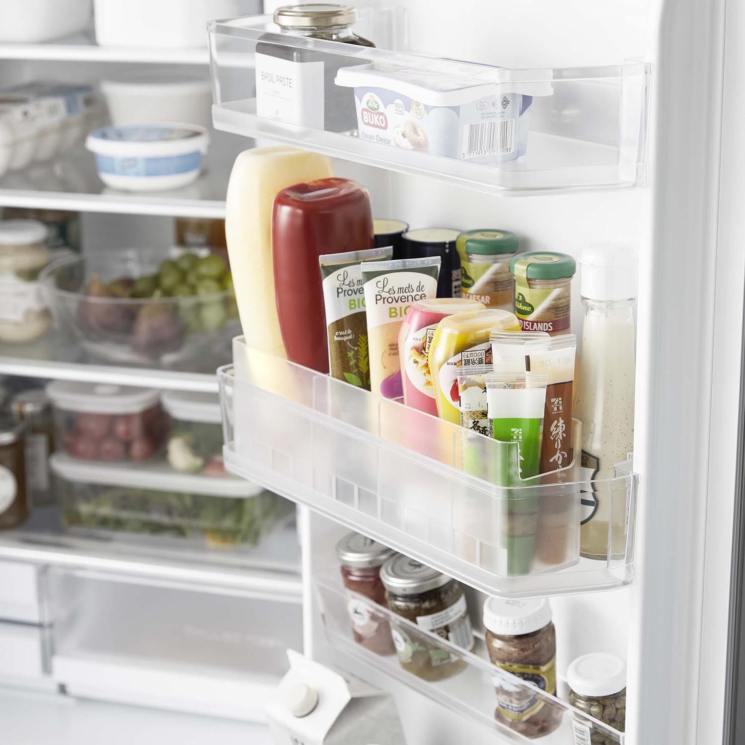 【タワー/tower】冷蔵庫中スリム調味料収納ラック 【タワー/tower】冷蔵庫中スリム調味料収納ラック