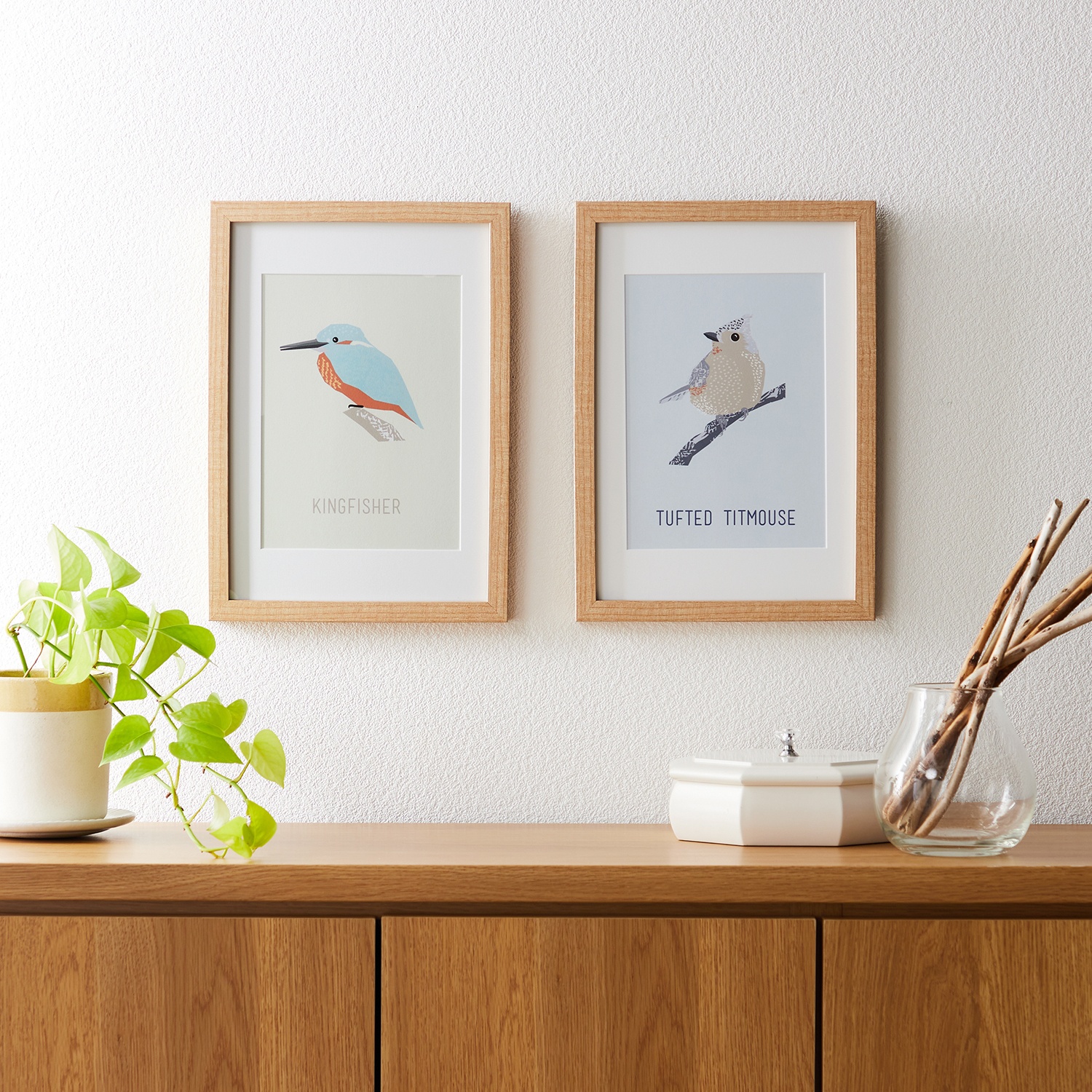 【ベルメゾン】野鳥のアートフレーム