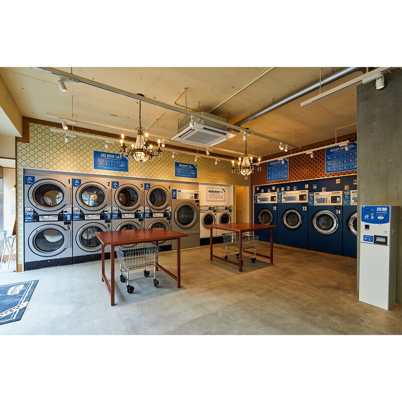 洗濯機を回している間に、「人々が集う “コミュニティ”を作る場所」をコンセプトにしました