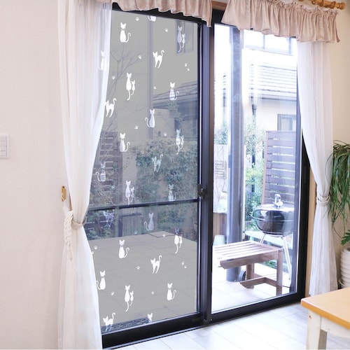ペットのつめから網戸を保護するメッシュシート ＜92×180cm＞【細かいメッシュで小さな虫もブロック】