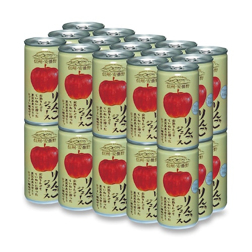 信州・安曇野りんごジュース 190g×30缶