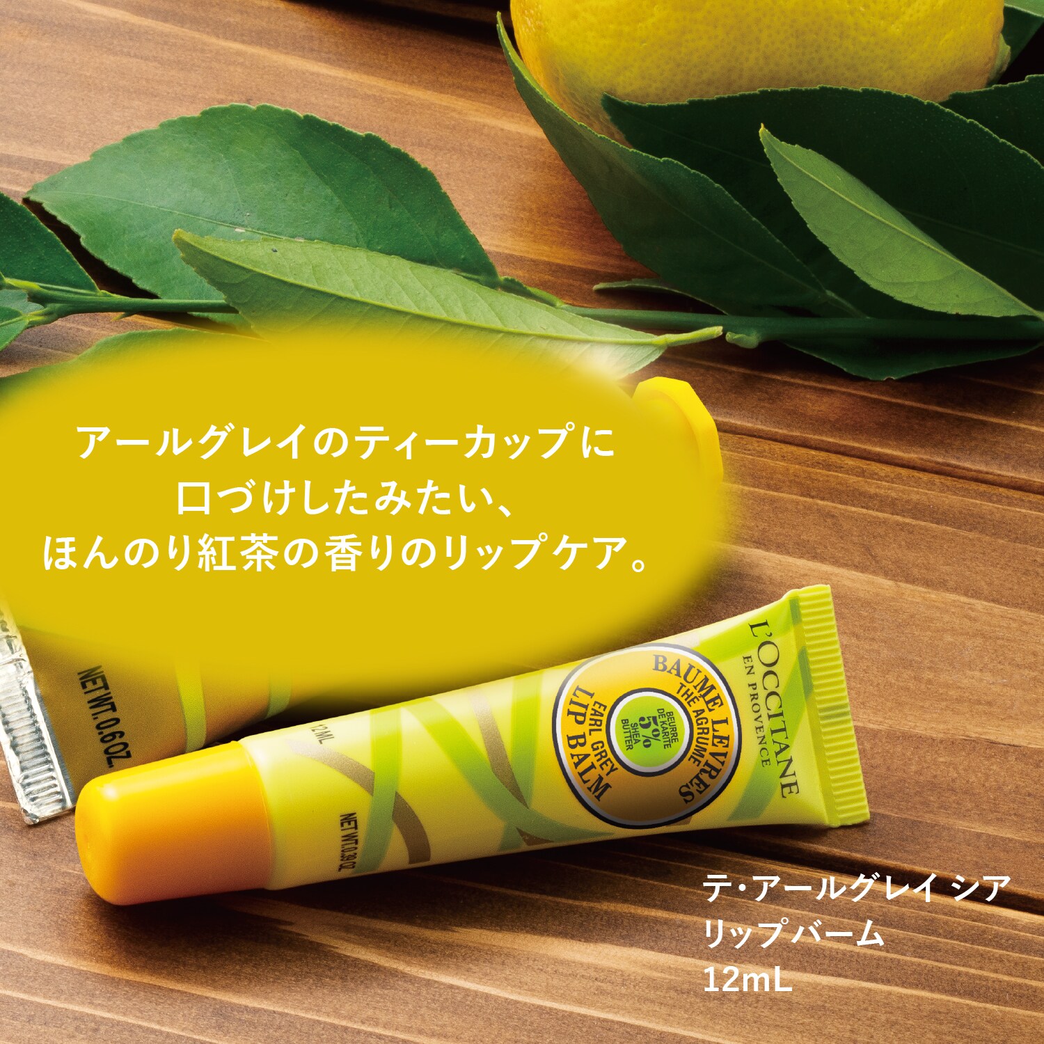 テ・アールグレイ シア リップバーム(ロクシタン/L'OCCITANE)｜通販の