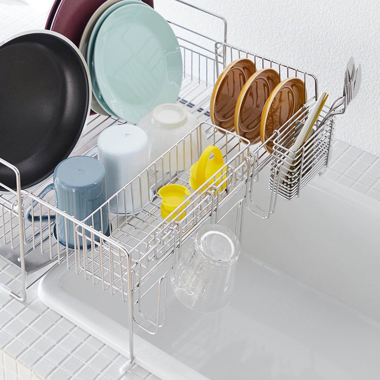 【BELLE MAISON DAYS】水切りかご用ステンレスカスタムパーツ 【BELLE MAISON DAYS】水切りかご用ステンレスカスタムパーツ