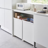 大容量なのに目隠しですっきり／レギュラー使用時