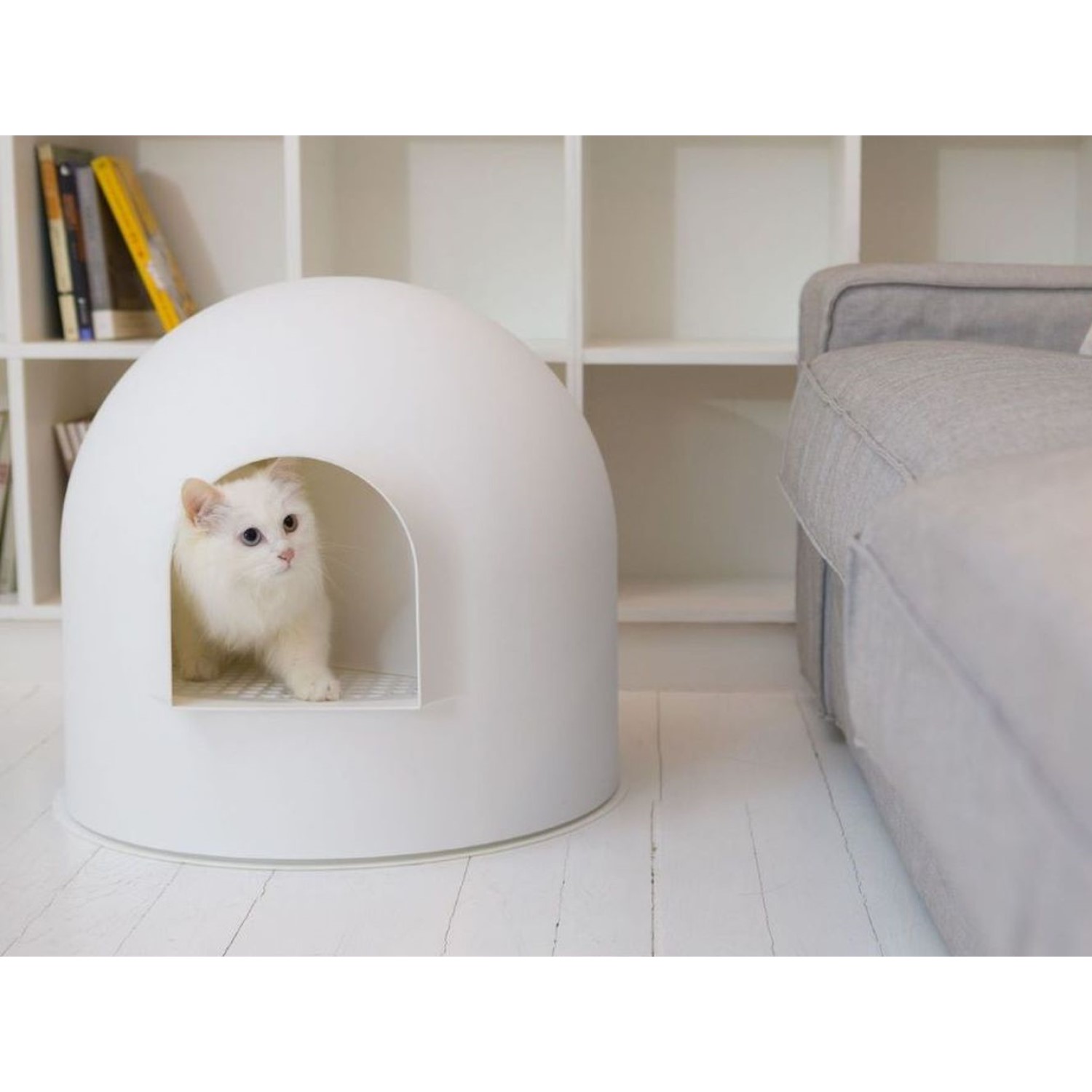 【ピダン/pidan】スノードームモチーフのネコ用トイレ【トイレスコップ付き】 【ピダン/pidan】スノードームモチーフのネコ用トイレ【トイレスコップ付き】