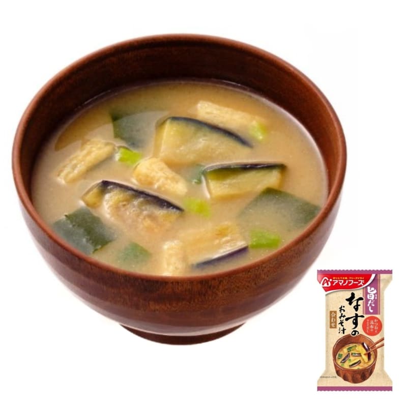 なすのお味噌汁（合わせ）